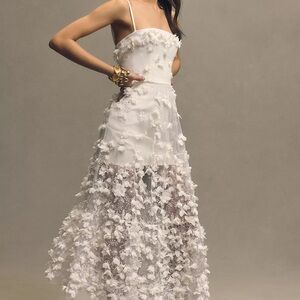 White Spaghetti Strap Sundress for Brides